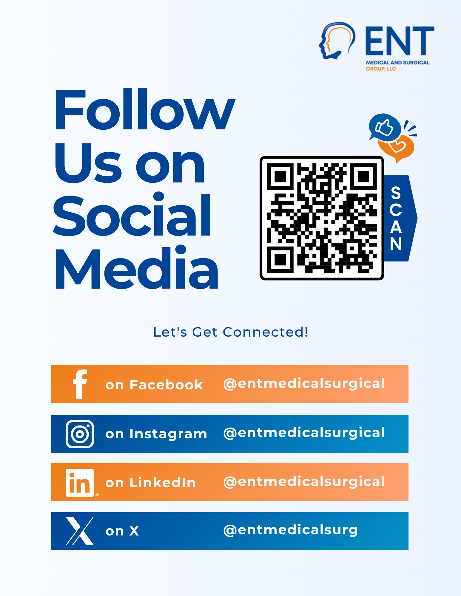 In-Office Social Media Sign